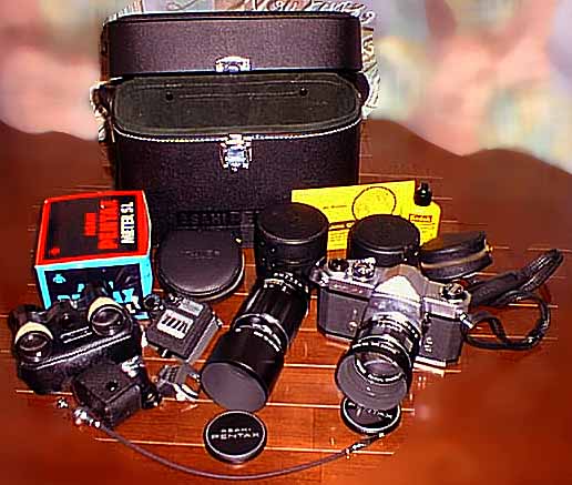 お値下げ中《完動品》PENTAX SP+55mm/1.8レンズ付き一眼レフカメラ