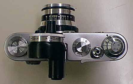FEDレンジファインダーカメラ　50mm 3.5レンズ、ターレットファインダー付